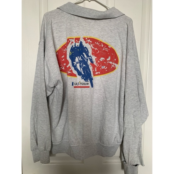 Vintage Le Tour US Basic Cycling Long Sleeves Polo Men’s XL - Picture 2 of 7